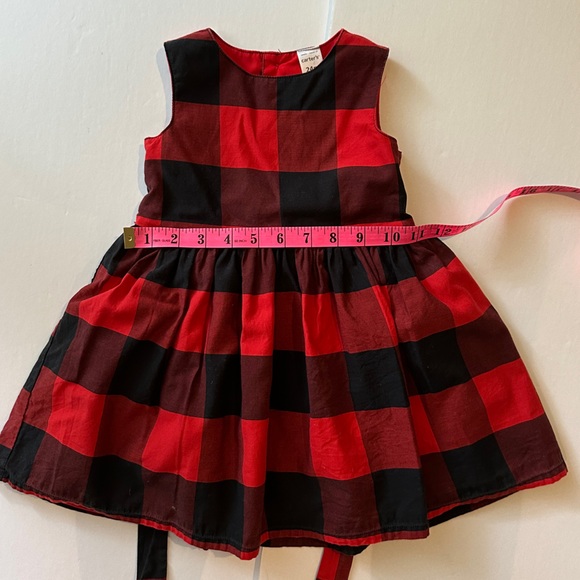 *HOST PICK!* Toddler dress. “Buffalo Plaid” sleeveless, with side ties. - Picture 3 of 16